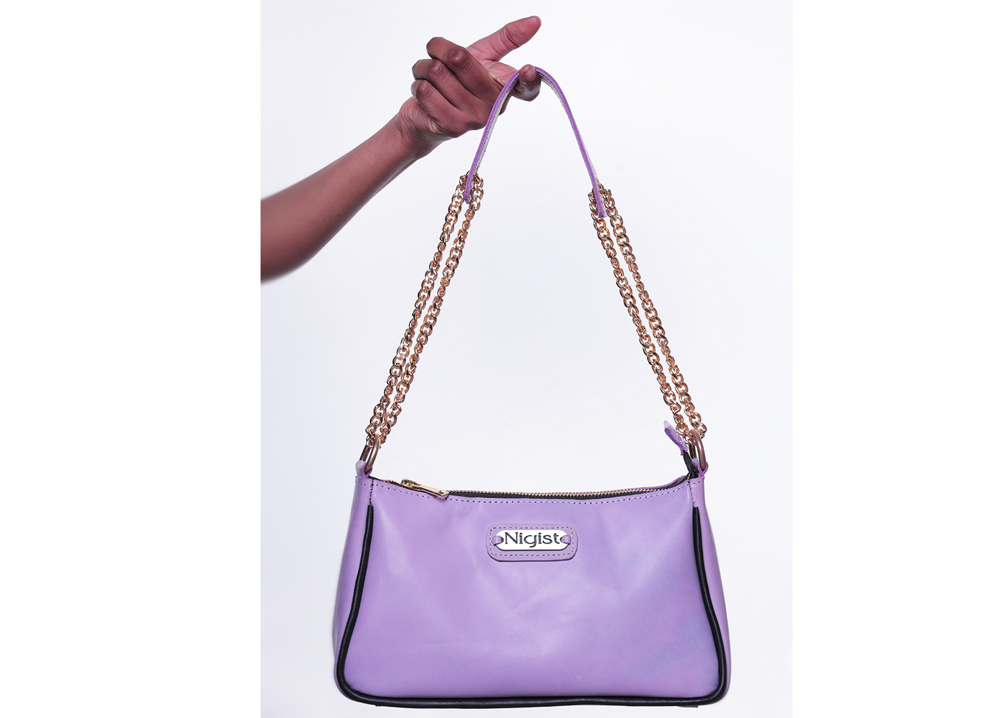 Nigist Lavender Secret Leather Handbag (Limited Edition)